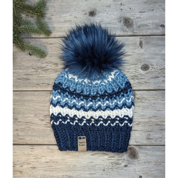 Image for The Maggie Knitted Hat- Easy Colorwork