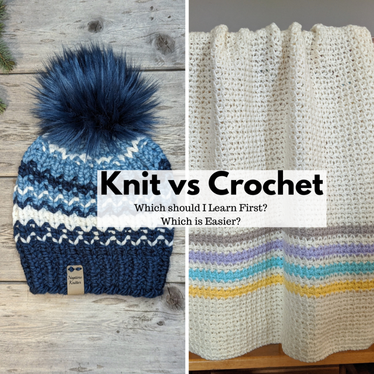 knit vs crochet