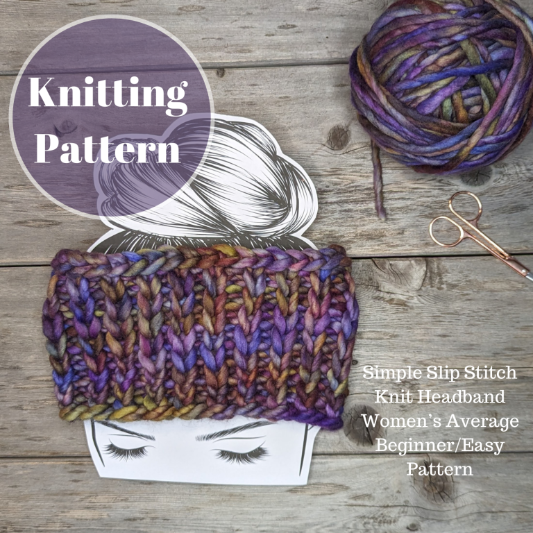 simple knitted headband pattern for beginners